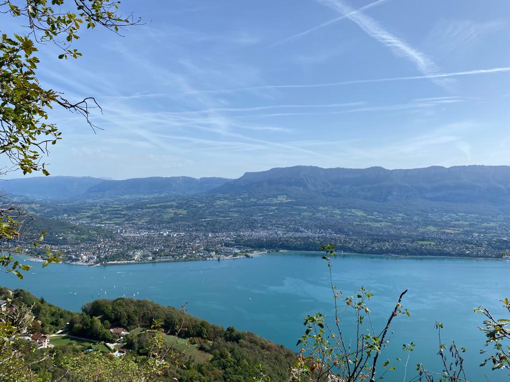 Lac du Bourget depuis la Dent du Chat