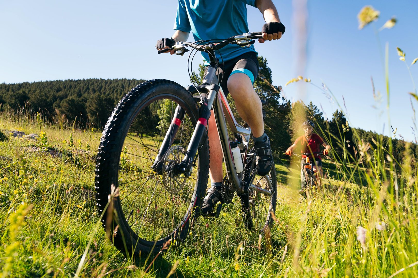 VTT dans les Alpes