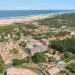 vue aérienne au drone Moliets et Maa dans les Landes